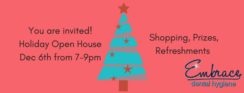 holiday open house, shopping, prizes and refreshments