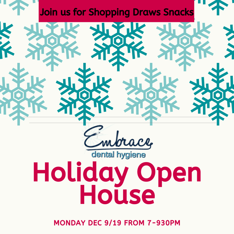 Holiday Open House Dec 9 from 7-930pm